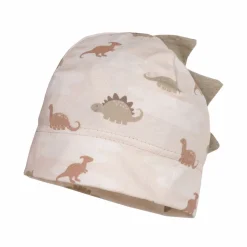 BABY BOY-Beanie, Dinozacken Jersey bedruckt, UV 15