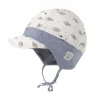 BABY BOY-Schildmütze, maritim Jerseybund, Bindeband, Futter, UV 50