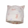BABY GIRL-Beanie, Katzenohren Jersey bedruckt, UV 15