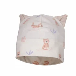 BABY GIRL-Beanie, Katzenohren Jersey bedruckt, UV 15