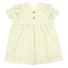 BABY GIRL-Kleid, Blümchenstoff Rüschenärmel