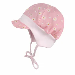 BABY GIRL-Schildmütze Bindeband, Jerseybund