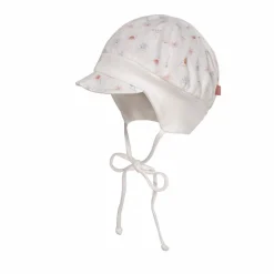 BABY GIRL-Schildmütze, Futter Streublümchen, Bindeband, Jerseybund, UV 50