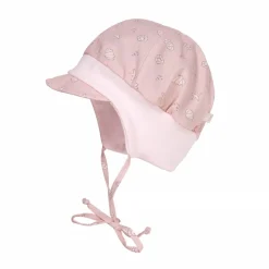 BABY GIRL-Schildmütze, maritim Bindeband, Jerseybund, UV 50