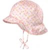 BABY GIRL-Schildmütze Nackenschutz, Bindeband