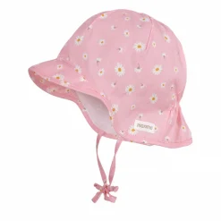 BABY GIRL-Schildmütze Nackenschutz, Bindeband