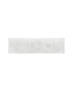 BABY GIRL-Stirnband, Struktur Herz, Strassherz