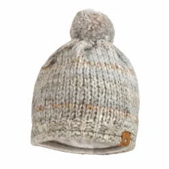 BABY-Beanie, Effektgarn Pompon, Jerseyfutter