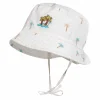 BABY-Hütchen, bedruckt, Futter Deko, Bindeband, UV 50