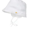BABY-Hütchen, Ohrenklappen Jerseyeinsatz, Bindeband, UV 15