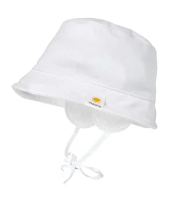 BABY-Hütchen, Ohrenklappen Jerseyeinsatz, Bindeband, UV 15