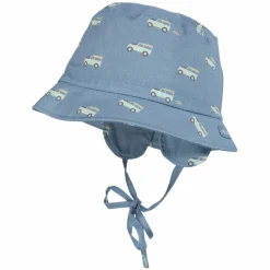 BABY-Hütchen, Ohrenklappen Jerseyeinsatz, Bindeband