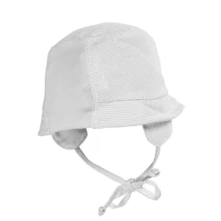BABY-Hütchen, Ohrenklappen Jerseyeinsatz, Futter, Bindeband, UV 50