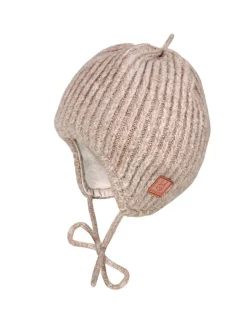 BABY-Mütze ausgenäht, Rippe Jerseyfutter