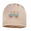 GOTS BABY BOY-Mütze, randlos Jacquard Jeep