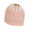 GOTS BABY GIRL-Mütze, randlos Jacquard Margarite