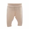 GOTS BABY GIRL-Strickhose Muschelkante LL, einfarbig