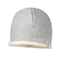 GOTS BABY-Beanie, Baumwollfleece, Teddyfutter