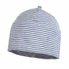 GOTS BABY-Beanie, Ringeljersey UV 50