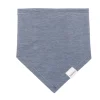 GOTS BABY-Dreiecktuch, Ringel Jersey, Druckknopf
