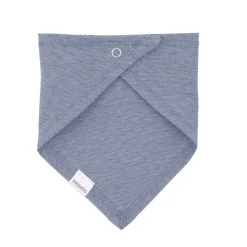GOTS BABY-Dreiecktuch, Ringel Jersey, Druckknopf