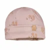 GOTS BABY-Mütze, Umschlag Jersey bedruckt
