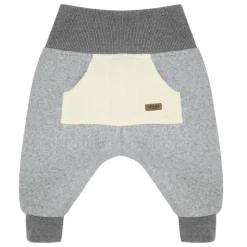 GOTS BABY-Pumphose, Baumwollfleece, Strickbündchen