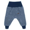 GOTS BABY-Pumphose, Wollfleece kbT, Strickbündchen