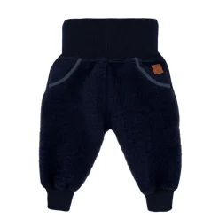 GOTS BABY-Pumphose, Wollfleece kbT, Strickbündchen
