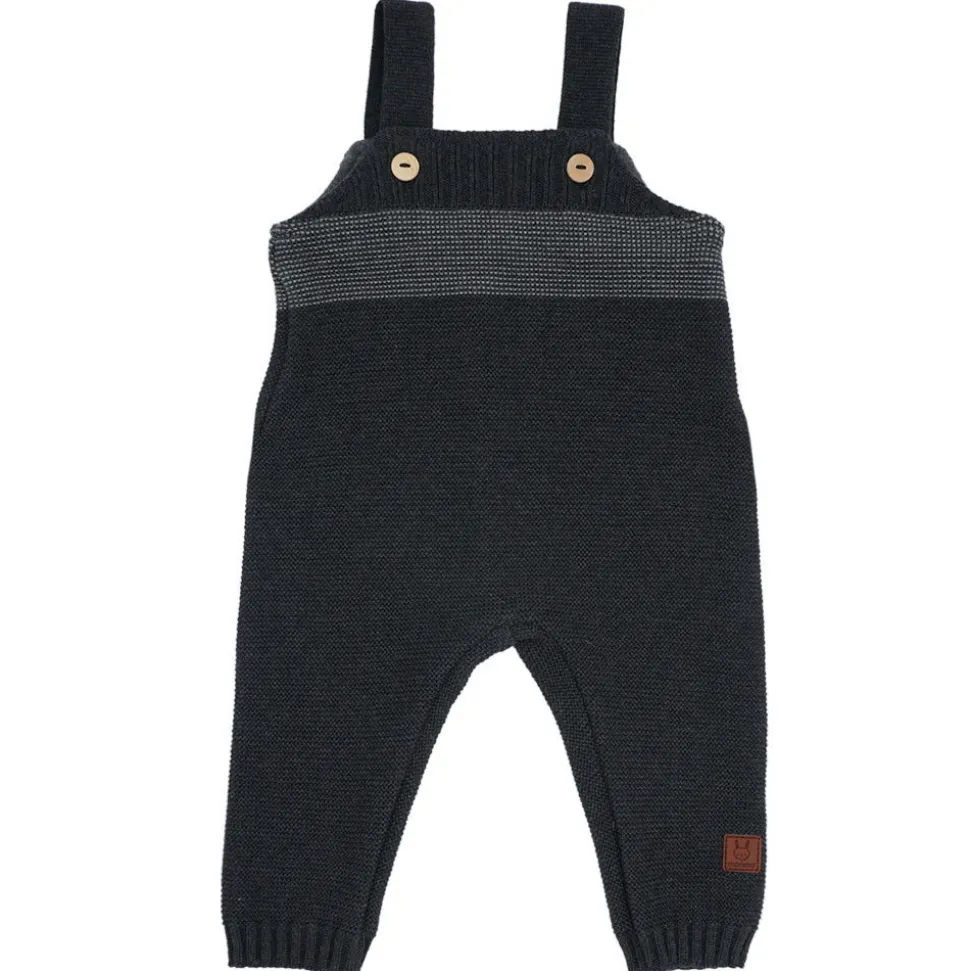 GOTS BABY-Strickhose, LL, Latz zweifarbig, Futter