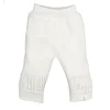GOTS BABY-Strickhose, Struktur einfarbig