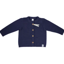 GOTS BABY-Strickjacke , LL superdünn, Knöpfe