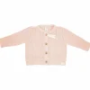 GOTS BABY-Strickjacke,Struktur Knöpfe