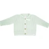 GOTS BABY-Strickjacke,Struktur Knöpfe
