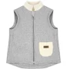 GOTS BABY-Weste,Baumwollfleece Teddy-Teilfutter