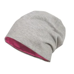 GOTS KIDS-Beanie, reversible Uni/Melange, UV 50