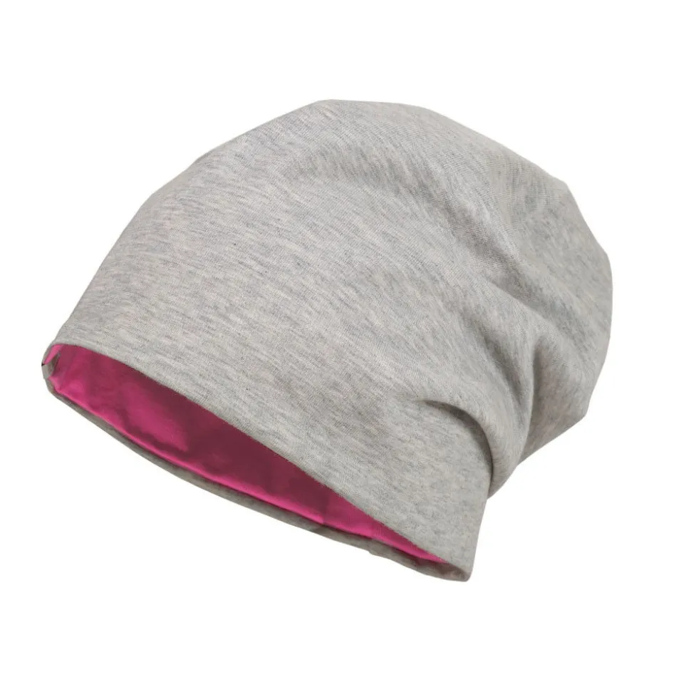 GOTS KIDS-Beanie, reversible Uni/Melange, UV 50