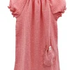 GOTS MINI GIRL-Kleid Musselinstoff