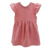 GOTS MINI GIRL-Kleid, Musselin Flügelärmel