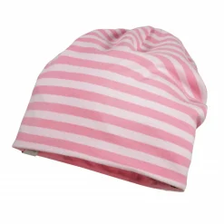 GOTS MINI-Beanie reversible Ringel/Uni, UV 50