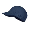 GOTS MINI-Cap, Waschoptik Gummiriegel, Futter, UV 30