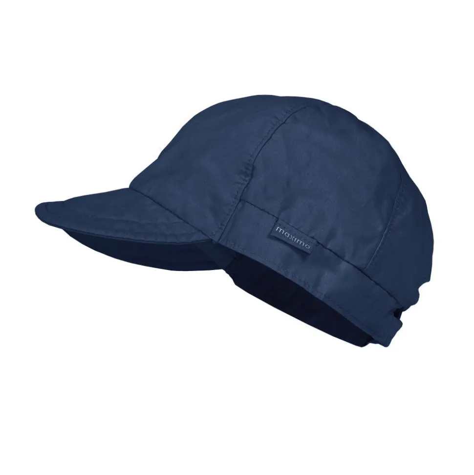 GOTS MINI-Cap, Waschoptik Gummiriegel, Futter, UV 30