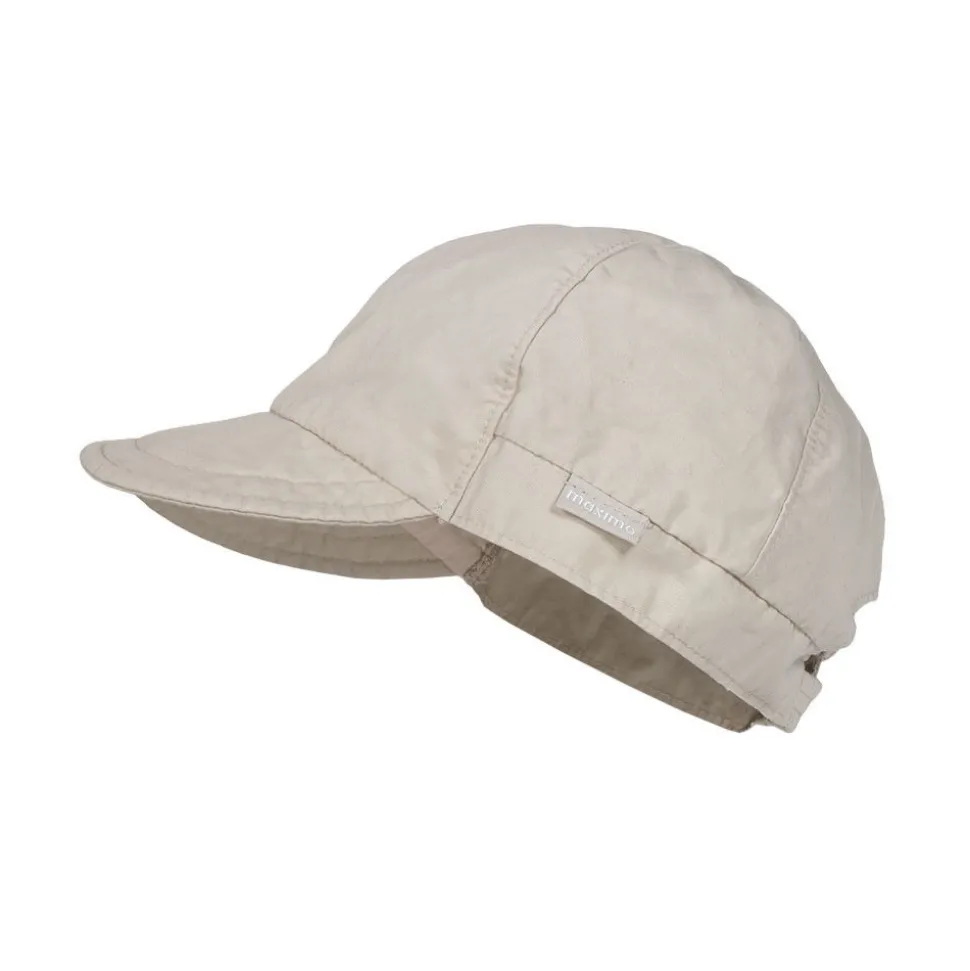 GOTS MINI-Cap, Waschoptik Gummiriegel, Futter, UV 30