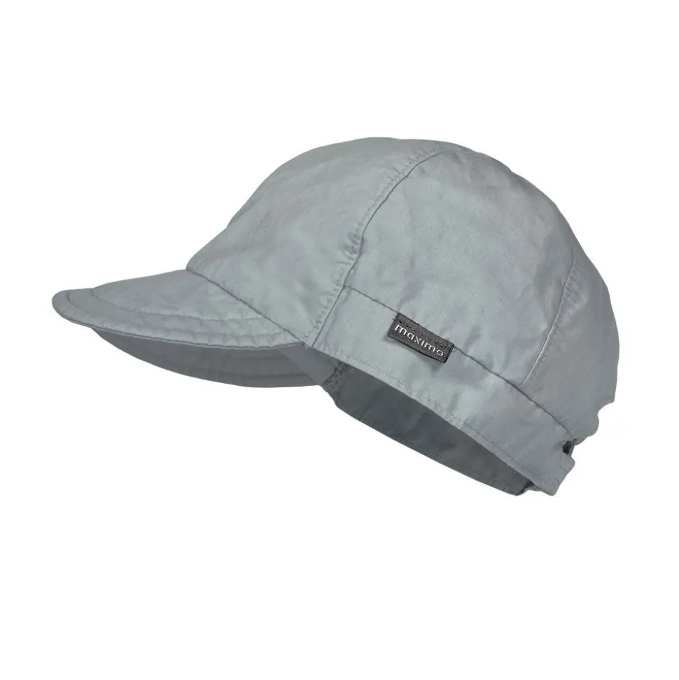 GOTS MINI-Cap, Waschoptik Gummiriegel, Futter, UV 30