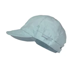 GOTS MINI-Cap, Waschoptik Gummiriegel, Futter, UV 30