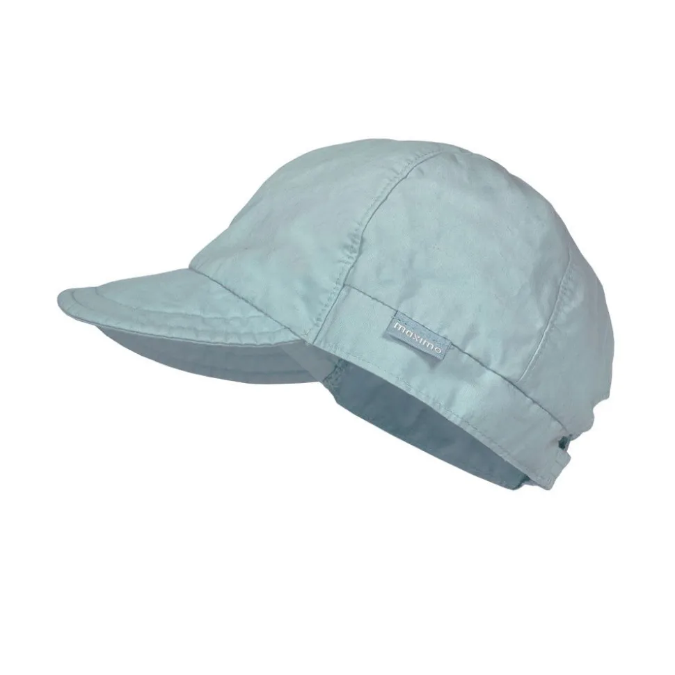 GOTS MINI-Cap, Waschoptik Gummiriegel, Futter, UV 30