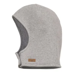 GOTS MINI-Schlupfmütze Baumwollfleece, Klettverschluß