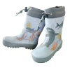 Gummistiefel "Haie", Stulpe Jerseyfutter, Fotoprint, Reflekt 3M