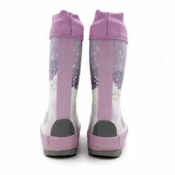 Gummistiefel "Schneehase" Fotoprint, gepatcht, Reflekt 3M, Winterfutter