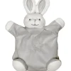 Handpuppe Hase mit Tuch Raschelpapier in Ohr, Sterne